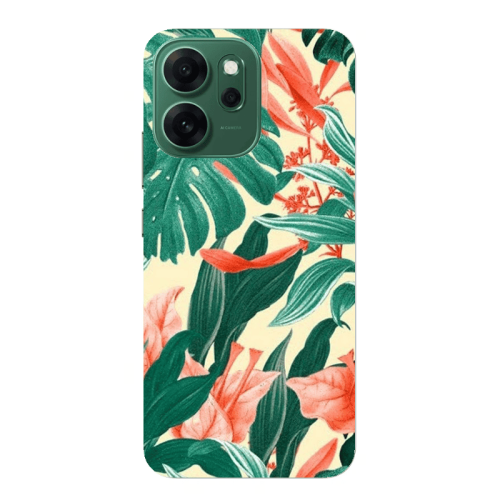 Oppo 14 F Tropic Laves Transparent Silicone TPU Θήκη